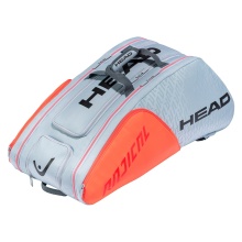 Head Tennis-Racketbag Radical (Schlägertasche, 3 Hauptfächer) grau <b>12R</b>